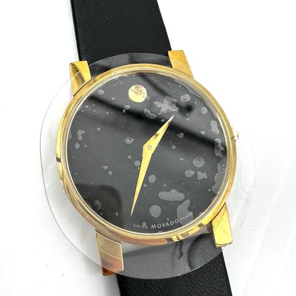 Movado Museum Watch 0604228 Stainless Steel Sapphire Crystal Swiss Made Black main image 11